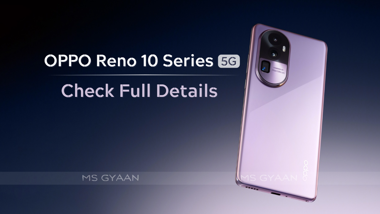 OPPO Reno 10 Series Launching Soon in India