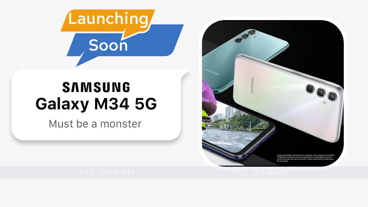 Samsung Galaxy M34 5G Launching Soon